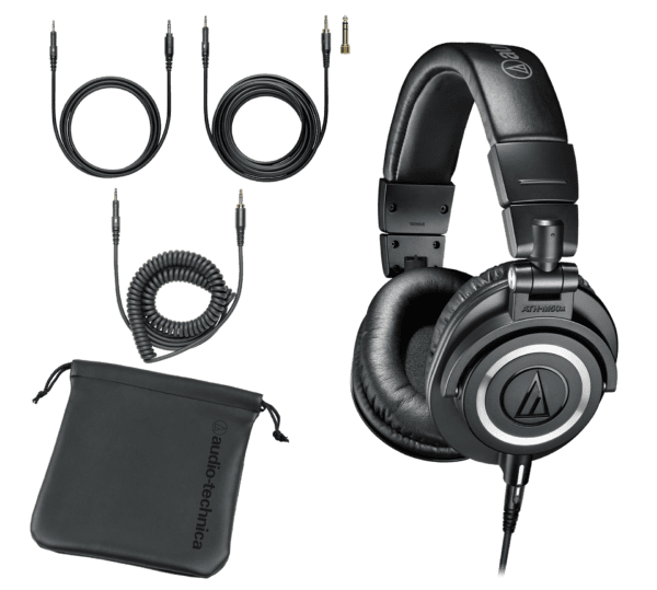 Audio Technica ATH-M50X Professional Monitor Headphones| SBR Pro Sound
