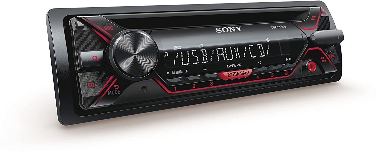Sony CDX-G1200U Sony CDX-G1200U CD Receiver with USB| SBR Pro Sound