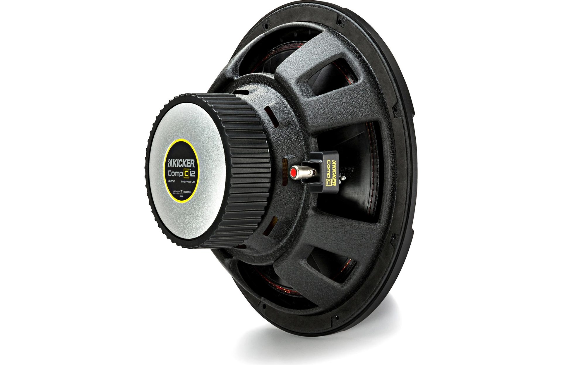 Kicker CompC 44CWCS124 12-inch 300Watt RMS 4-Ohm Sub | SBR Pro Sound