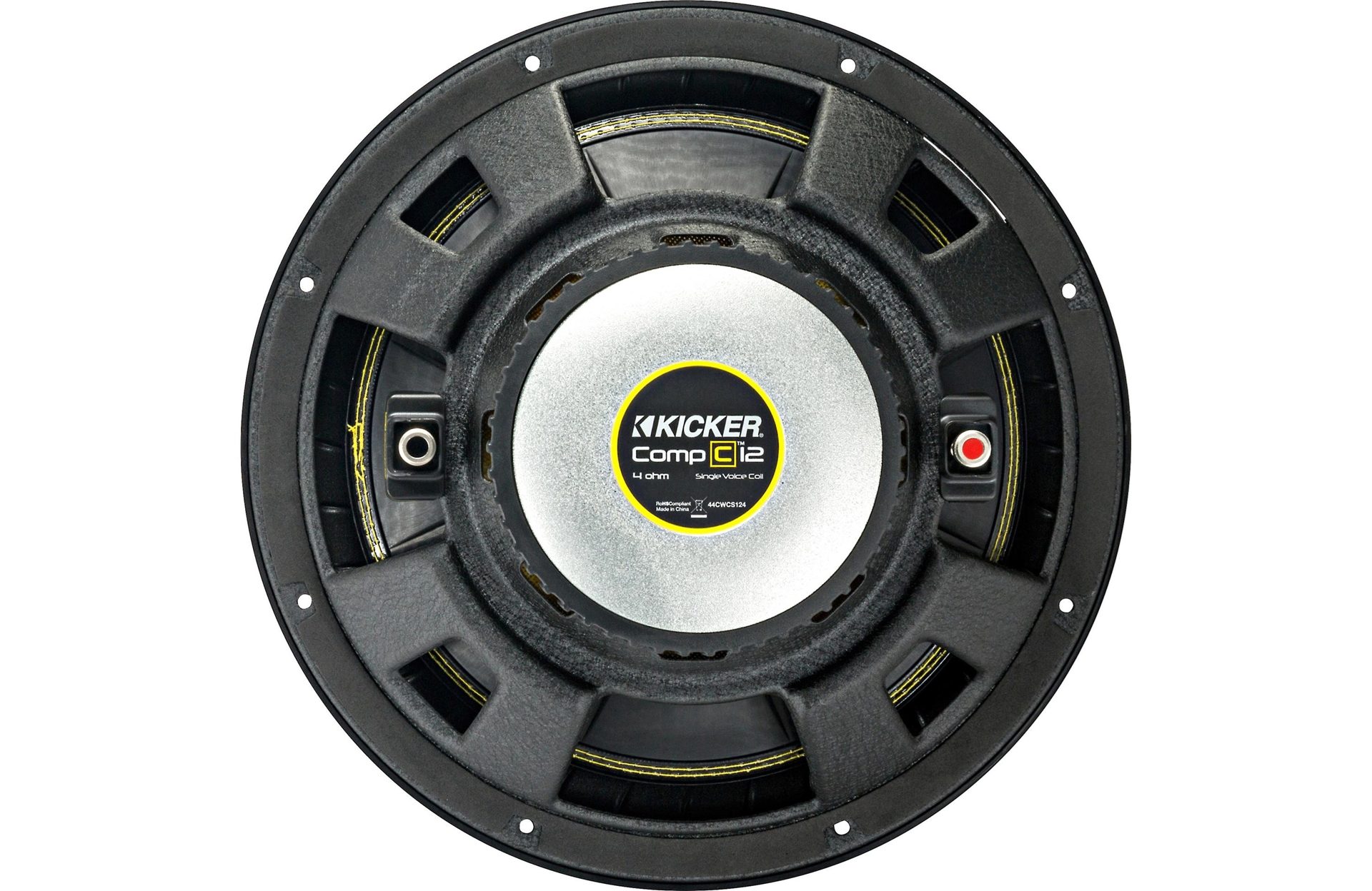 Kicker CompC 44CWCS124 12-inch 300Watt RMS 4-Ohm Sub | SBR Pro Sound