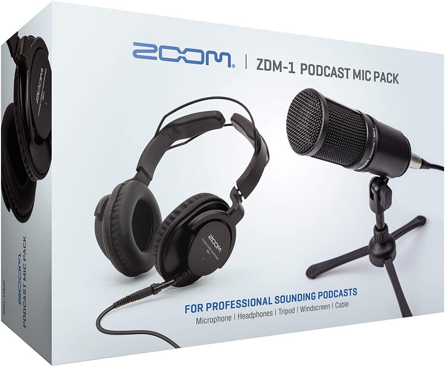 Zoom ZDM-1PMP ZOOM ZDM-1 Podcast Mic Pack | SBR Pro Sound