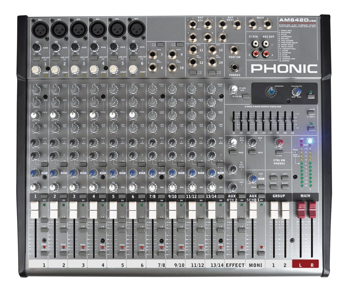 Phonic AM642D USB Phonic AM642D USB