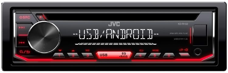JVC KD-R492M - Mp3 ,Cd And Usb Single Din Radio| SBR Pro Sound