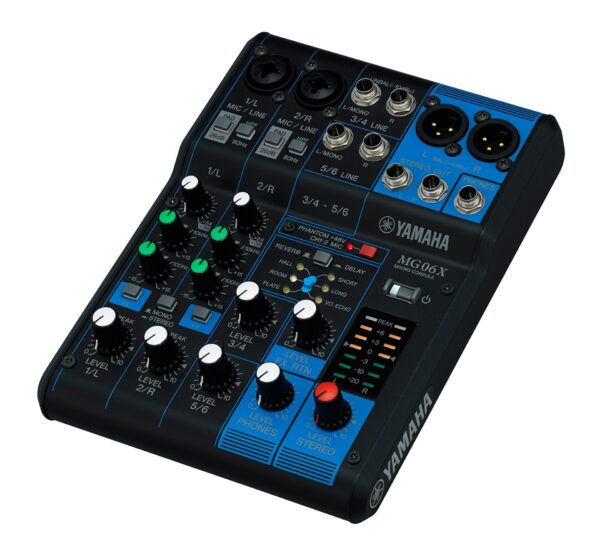 配信機器・PA機器・レコーディング機器 YAMAHA MG06X Yamaha MG06X 6-Channel Mixing Console With Effects | SBR Pro Sound