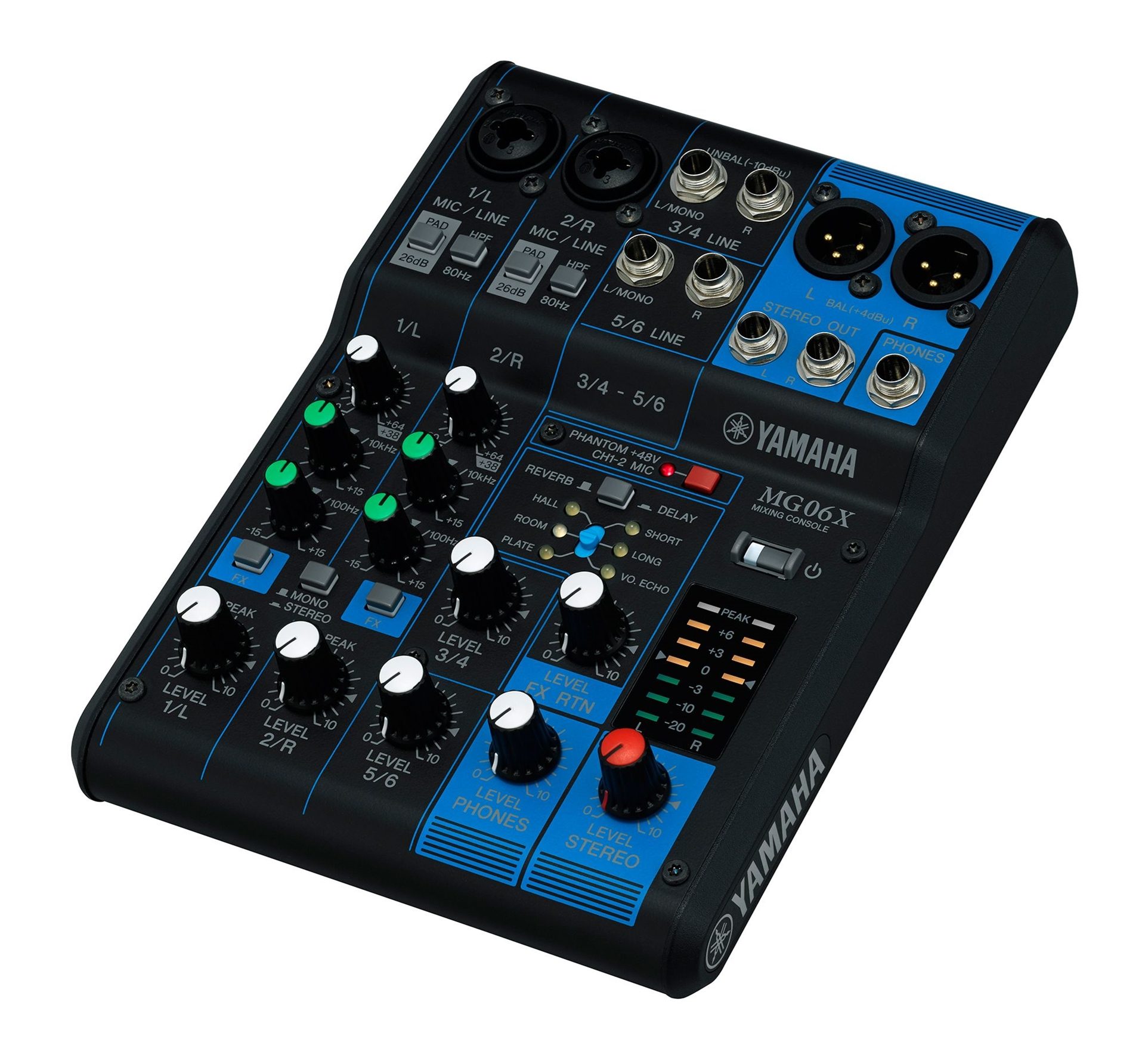 Yamaha MG06X 6-Channel Mixing Console With Effects | SBR Pro Sound