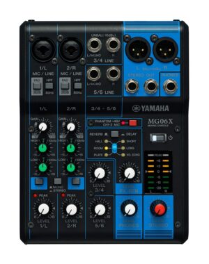 Yamaha MG06X 6-Channel Mixing Console With Effects | SBR Pro Sound