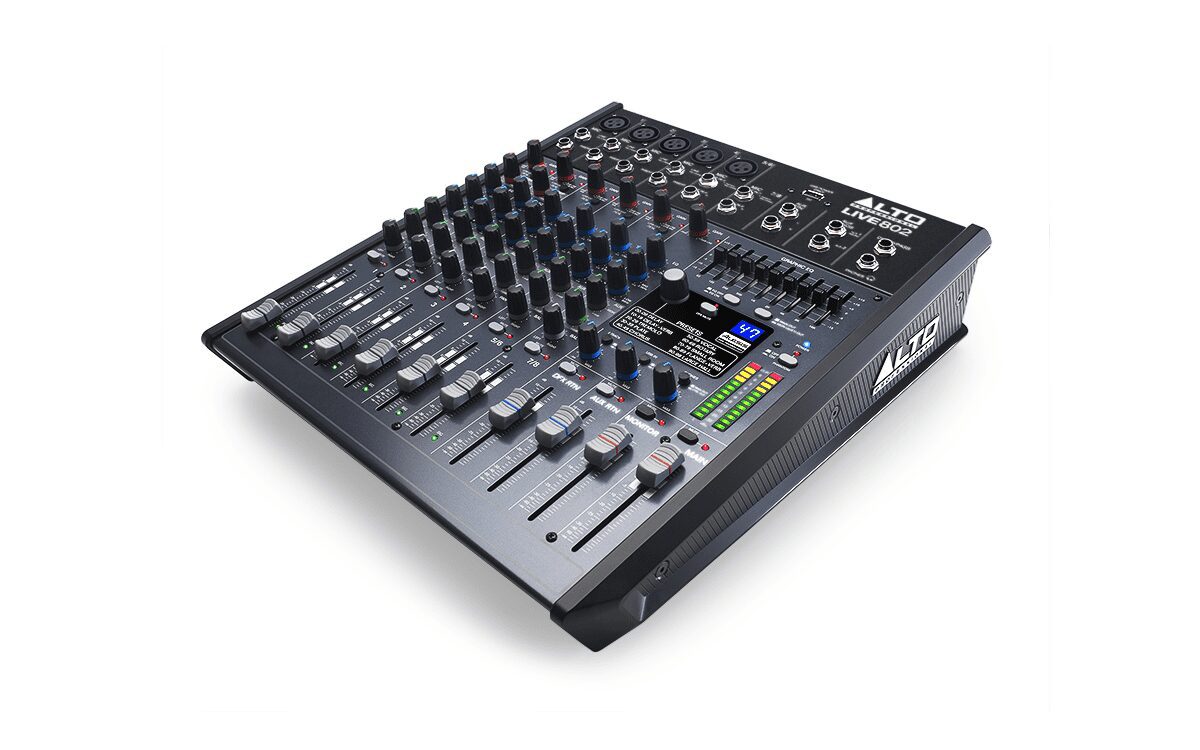 Alto LIVE 802 Professional 8 Channel Desk Mixer | SBR Pro Sound