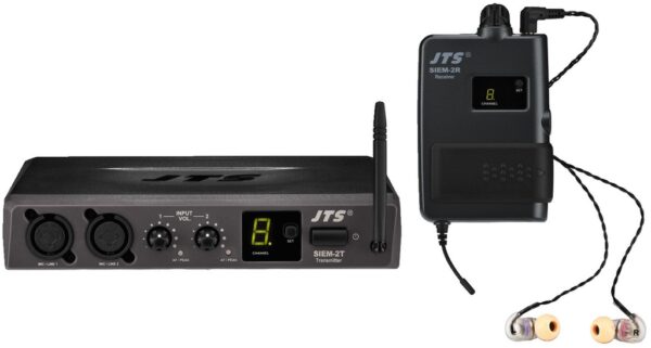 【美品】JTS SIEM-2T & SIEM-2R × 2個　ワイヤレスシステム Affordable JTS SIEM-2 SYSTEM: JTS SIEM-2 SYSTEM IN EAR MONITOR