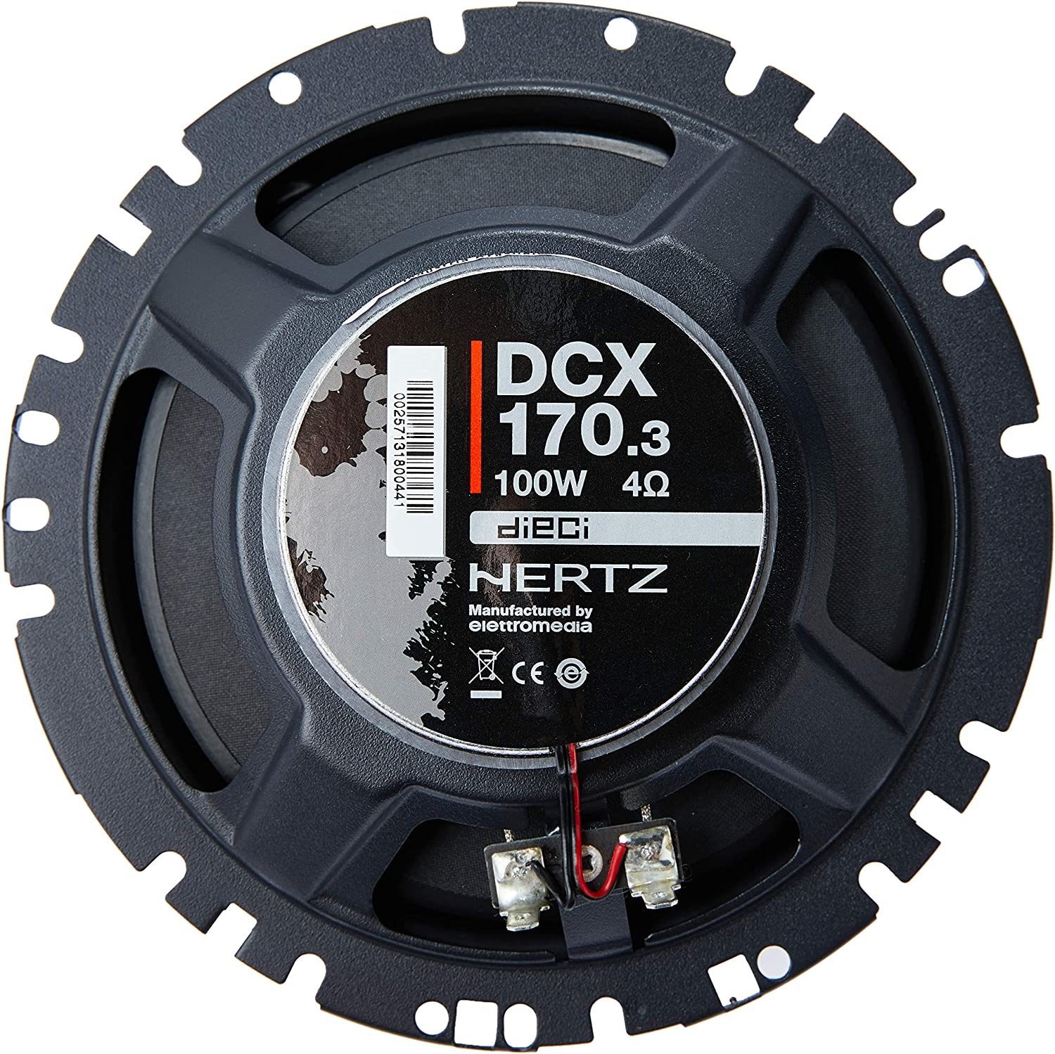 Hertz Dieci DCX 170.3 6.7-Inch Coaxial Speakers – 50W RMS | SBR
