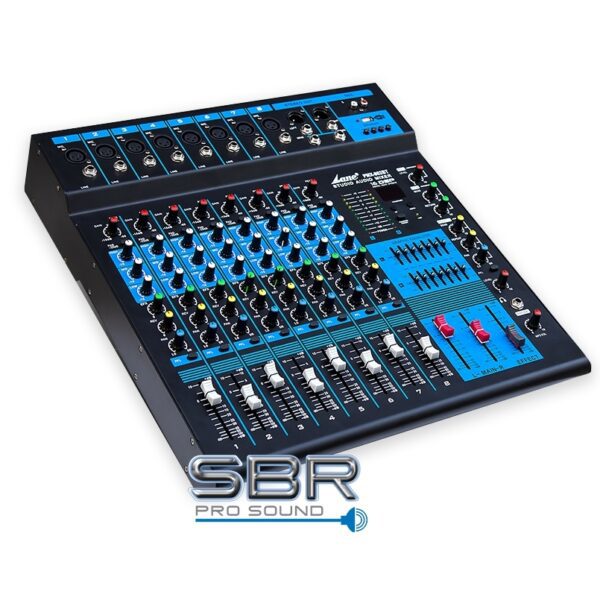 Lane PMX-802BT 8-Channel Mixer W/Bluetooth & USB | SBR Pro Sound