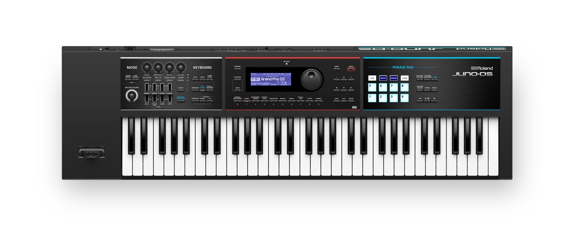 Roland 61-Note Velocity-Sensitive Keyboard With Synth Action| SBR