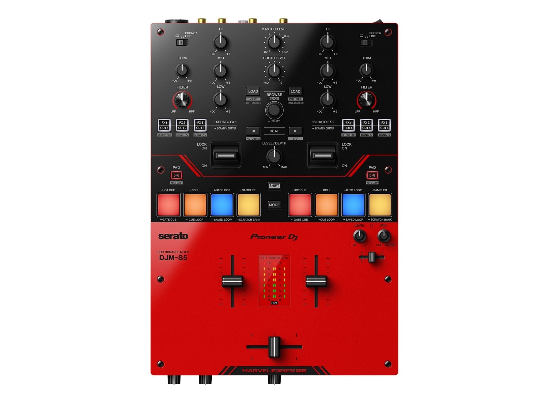 Pioneer DJM-S5 - 2-Channel Scratch Style DJ Mixer | SBR Pro Sound