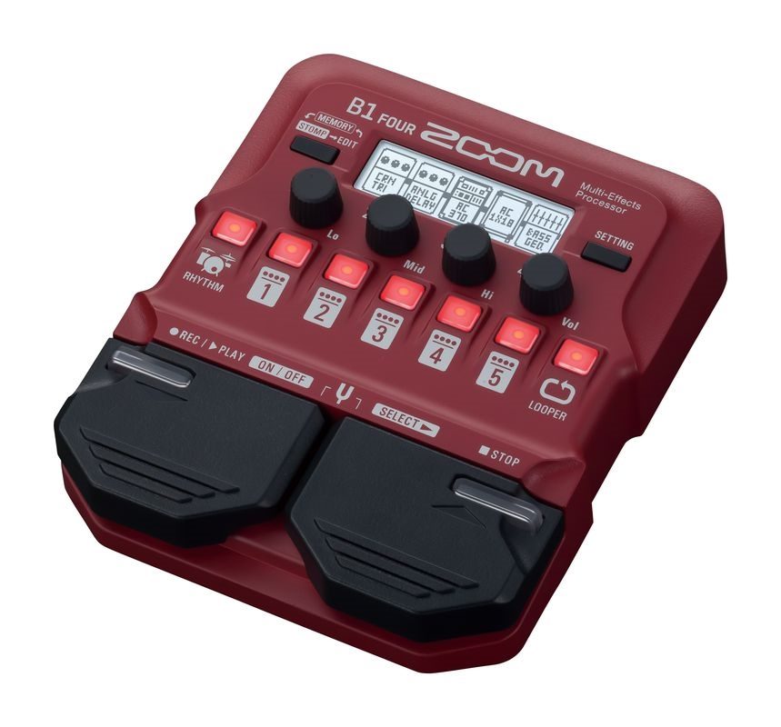 ベース B1 FOUR Bass Multi-Effects Processor Zoom B1 FOUR ZOOM B1 FOUR Bass Multi-Effects Processor| SBR Pro Sound