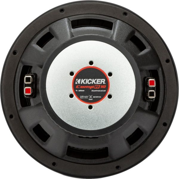 Kicker CompR 48CWR104 10-inch 400Watt RMS Dual 4 Ohm Subwoofer
