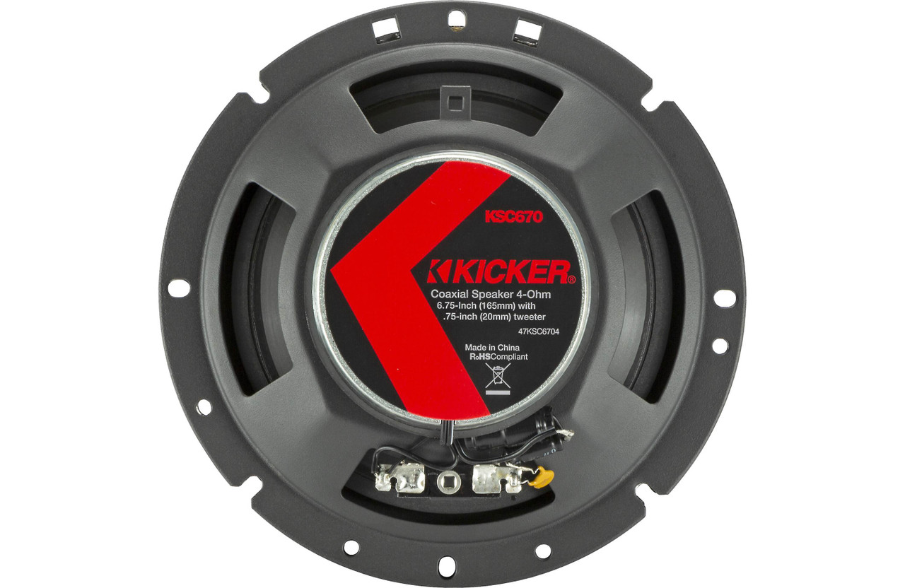 Kicker 47KSS6704 KS-Series 6.75-inch 125Watt RMS Component Splits