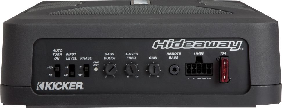 Kicker 11HS8 Hideaway 8-inch Slim Under-Seat Sub & Enclosure | SBR