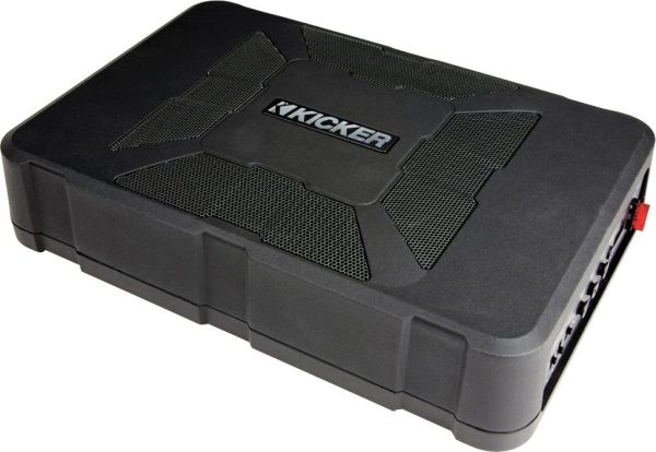 Kicker 11HS8 Hideaway サブウーファー 8インチ 150W Kicker 11HS8 Hideaway 8-inch Slim Under-Seat Sub & Enclosure | SBR