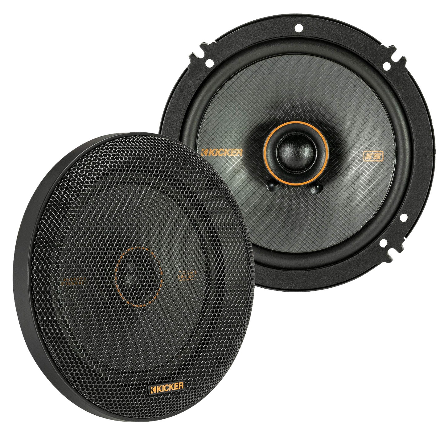 Kicker 51KSC6704 KS-Series 6.75-inch 100Watt RMS Coaxial Speakers