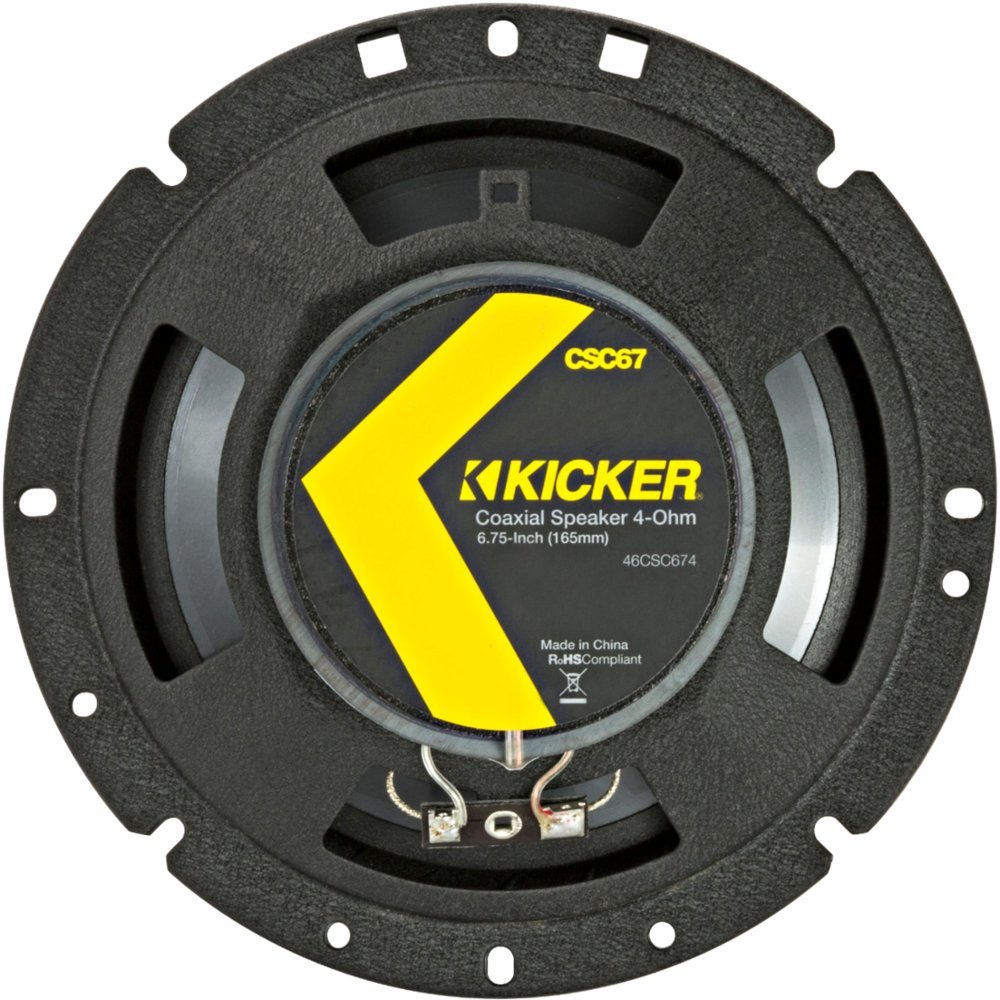 Kicker 46CSC674 CS-Series 6.75-inch 100Watt RMS Coaxial Speakers