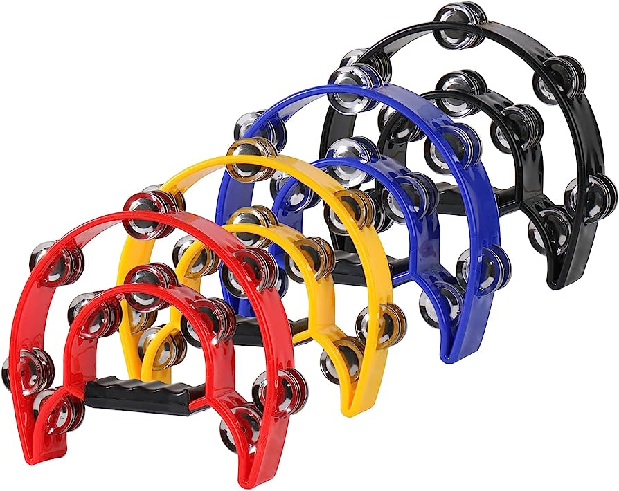 Tambourine Plastic Musical Percussion Tambourine High Quality| SBR