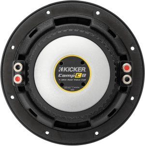 Kicker CompC 44CWCD84 8-inch 200Watt RMS Dual 4 Ohm Subwoofer