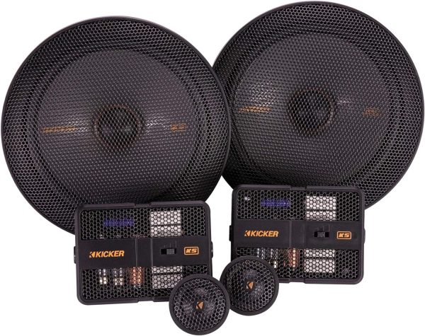 Kicker 47KSS6704 KS-Series 6.75-inch 125Watt RMS Component Splits