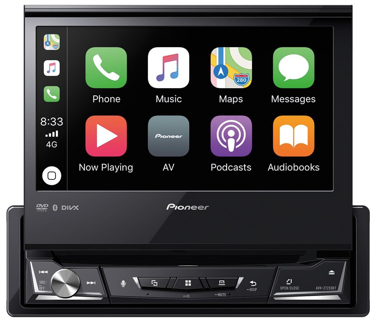 Pioneer AVH-Z7250Bt Android auto Apple Car Play blue tooth Car