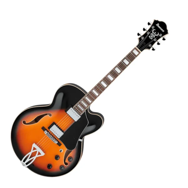 ibanez フルアコ　AF75BS Ibanez AF75 BS Artcore Hollow Body Electric Guitar | SBR Pro Sound