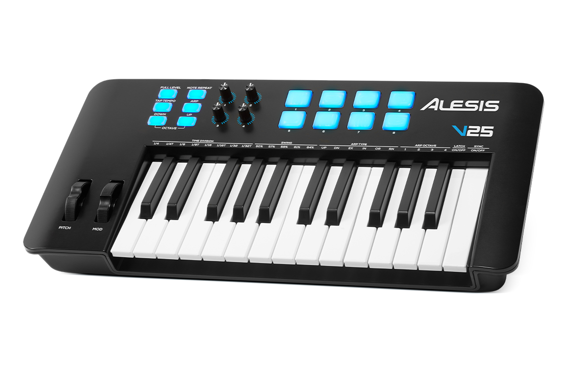 Alesis V25 MKII 25-Key USB-MIDI Keyboard Controller | SBR Pro Sound