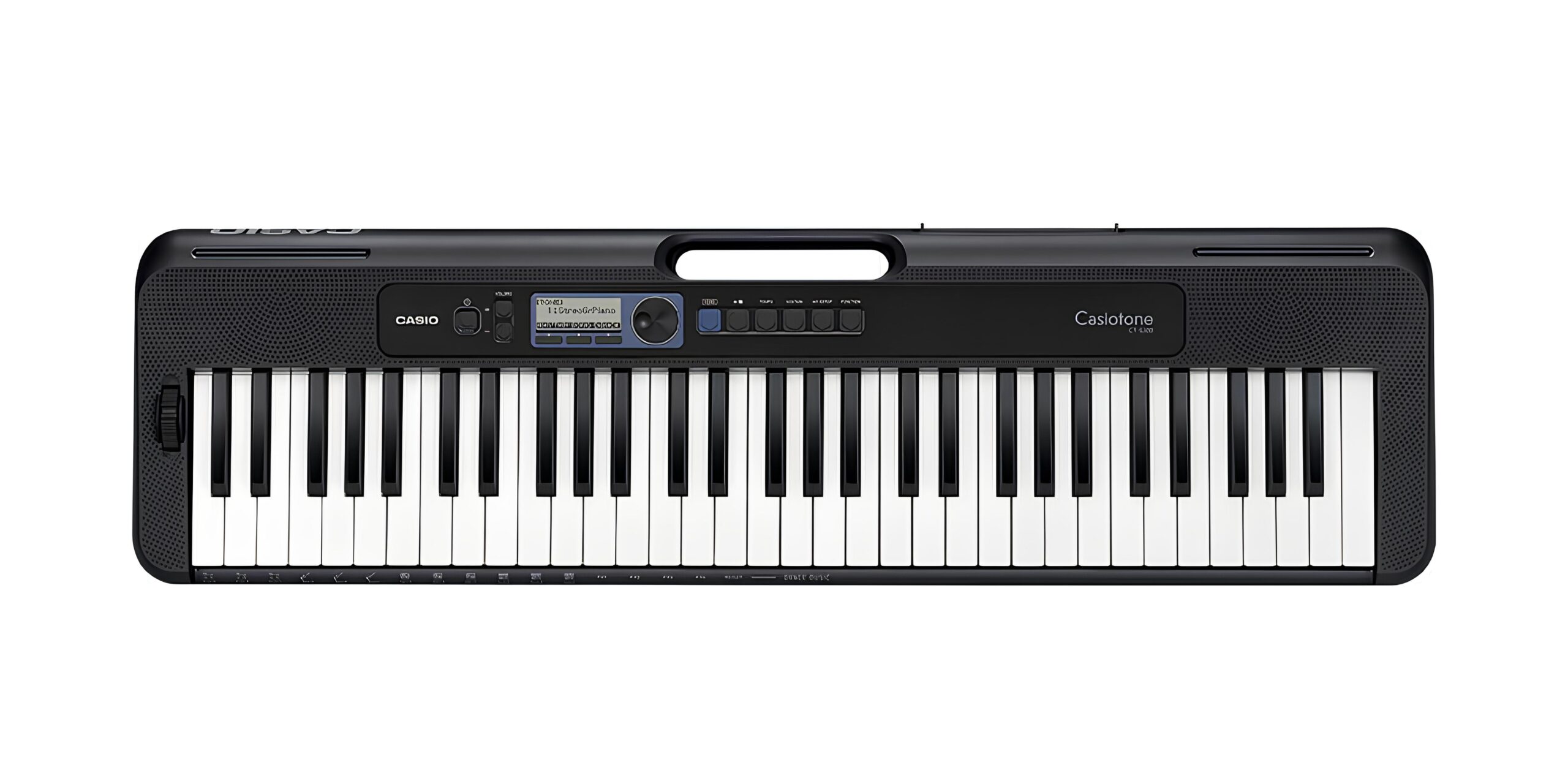 Casio CT-S300 61 Key 400 Tone Keyboard LCD screen and dial | SBR