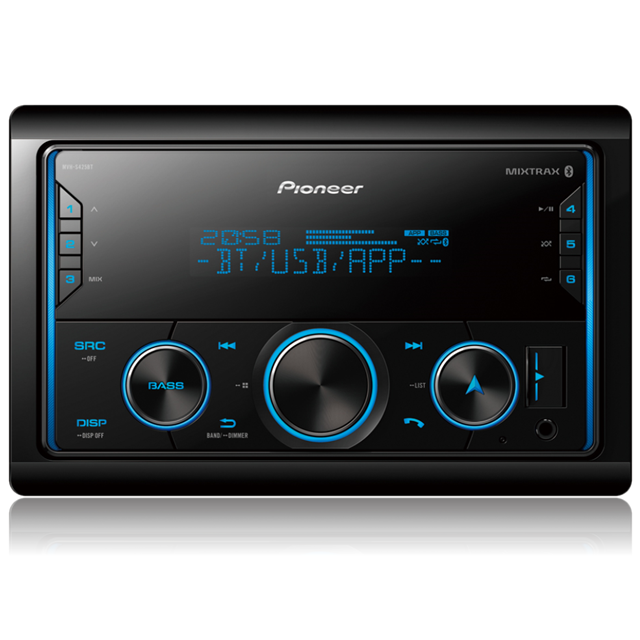 Pioneer MVH-S425BT Double Din Radio W/Bluetooth | SBR Pro Sound