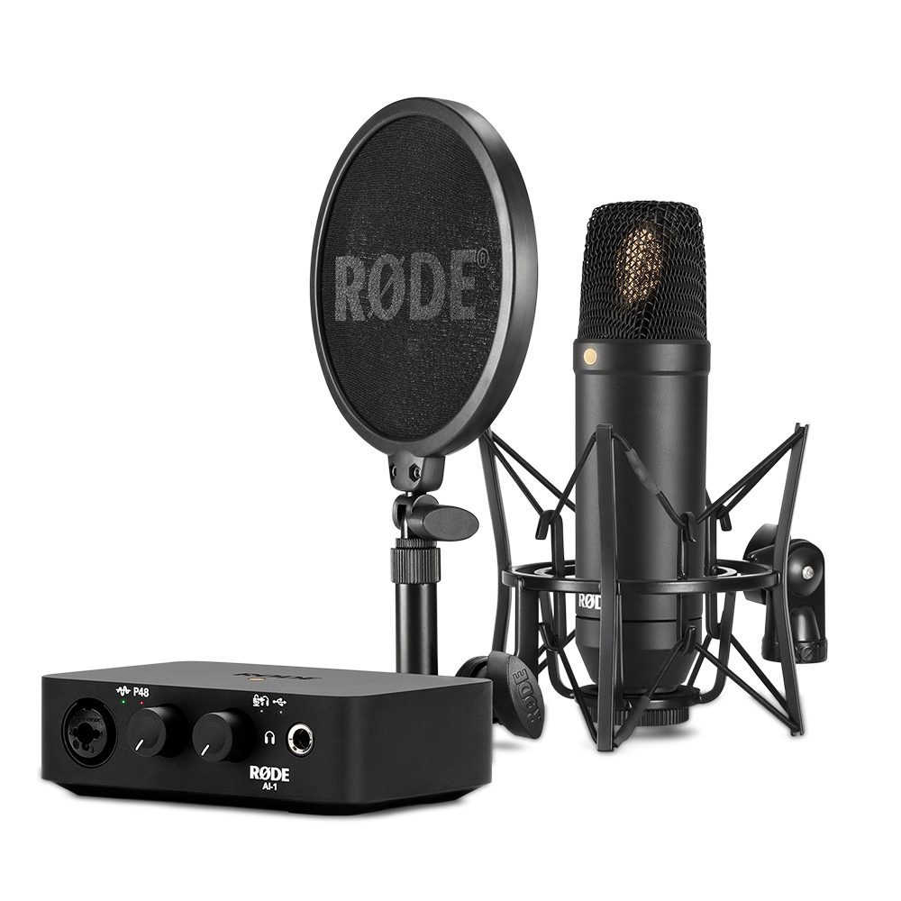均一セール値下げ中‼️RODE nt1-A Rode NT1 AI-1 Complete Studio Kit With Audio Interface| SBR Pro Sound