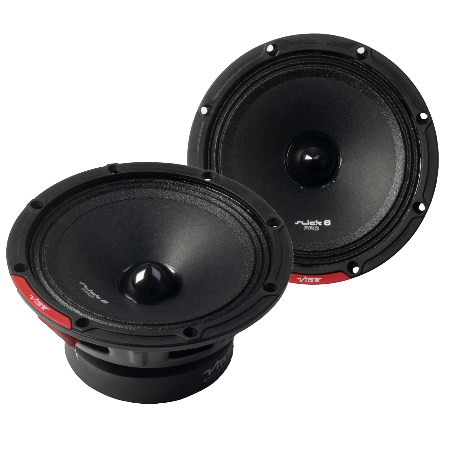 Vibe Slick PRO 6M-V0 - 6.5-Inch 125Watt RMS Midrange Speaker | SBR