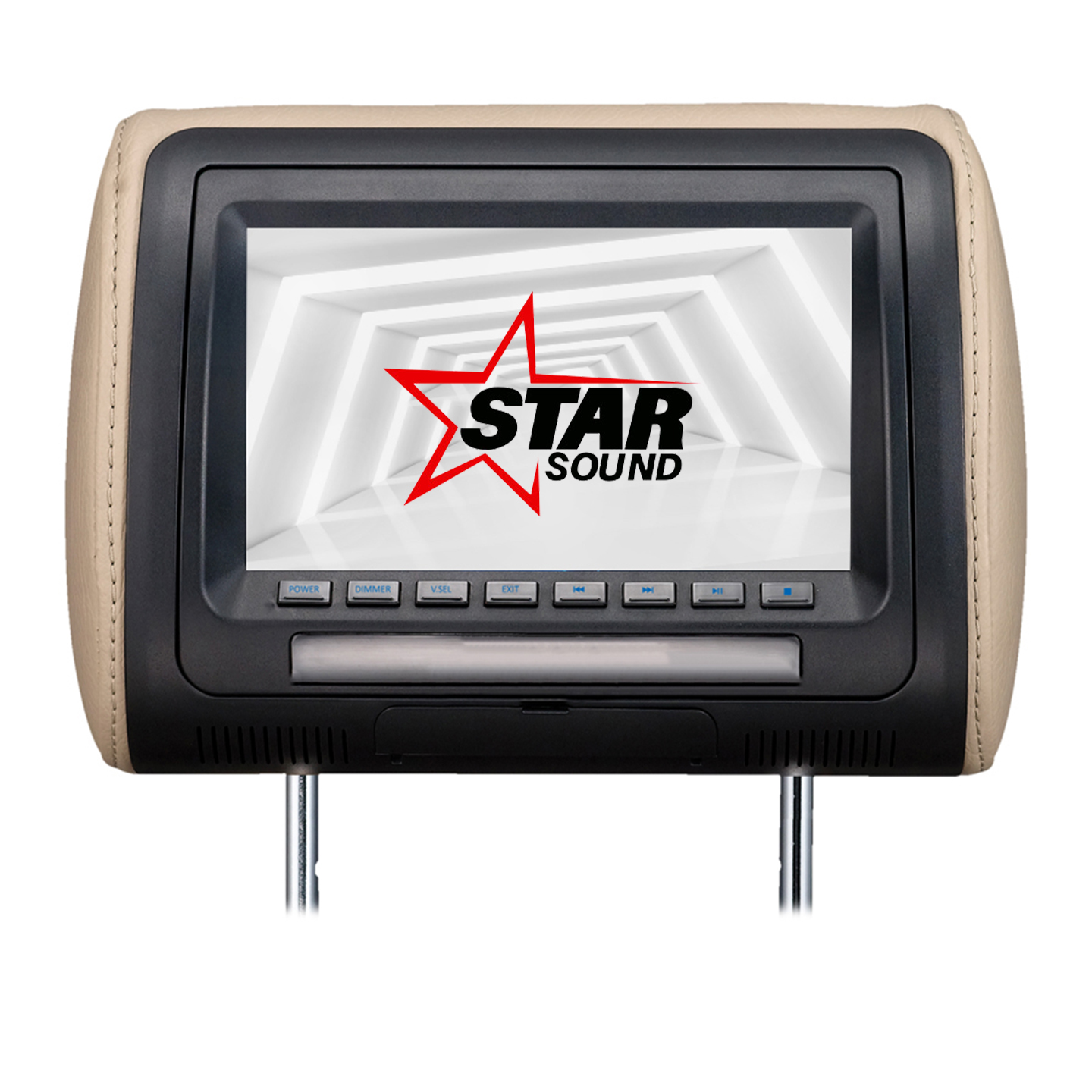 Starsound VT-DH706 - Headrest Car Dvd Player Kit(Pair) | SBR Pro Sound