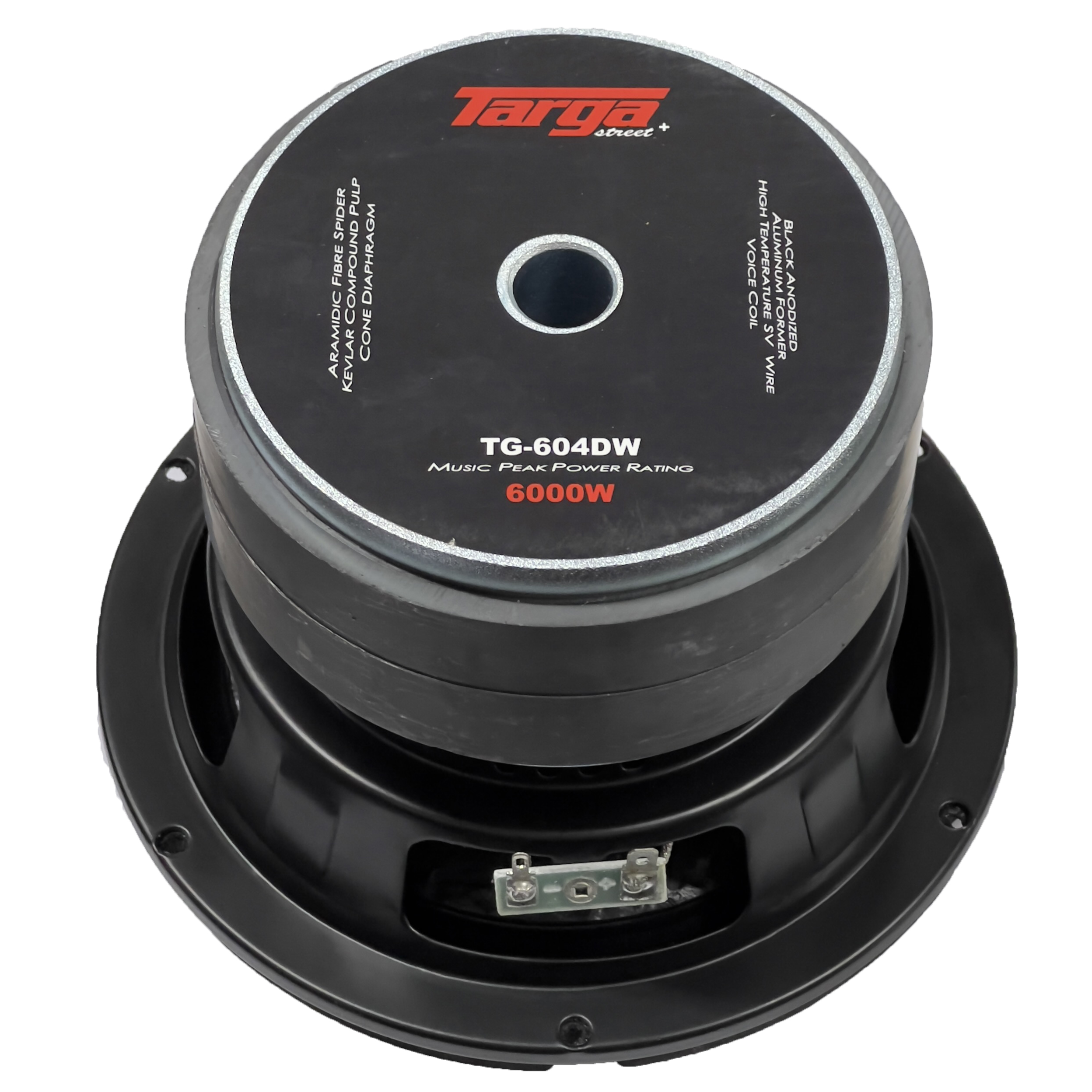 Targa TG-604DW Street Series 6-inch 3000w DVC Subwoofer | SBR Pro