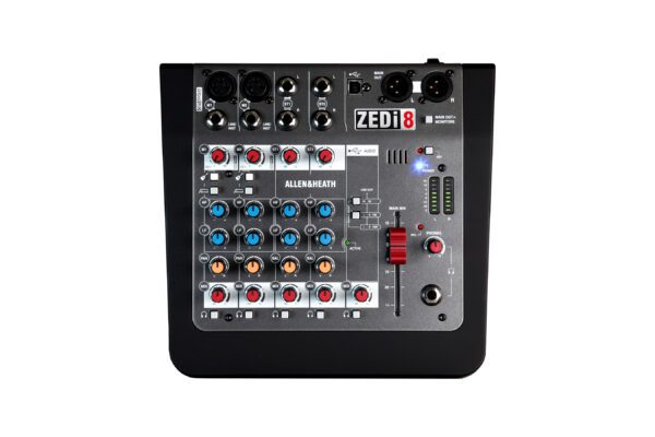 Compact Mixer W/USB Interface Desk MixerAllen & Heath ZEDi-8 SBR