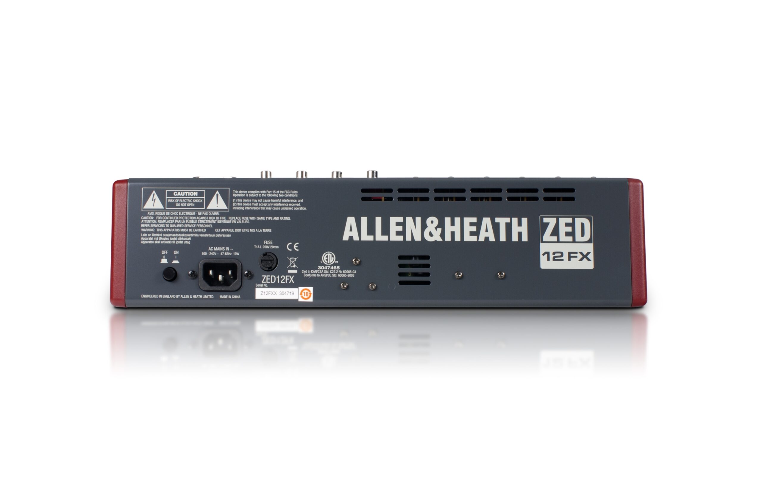 ALLEN & HEATH ZED 12-FX アナログミキサー ALLEN & HEATH ZED-12FX Multipurpose 12ch Desk Mixer W/Fx SBR Pro