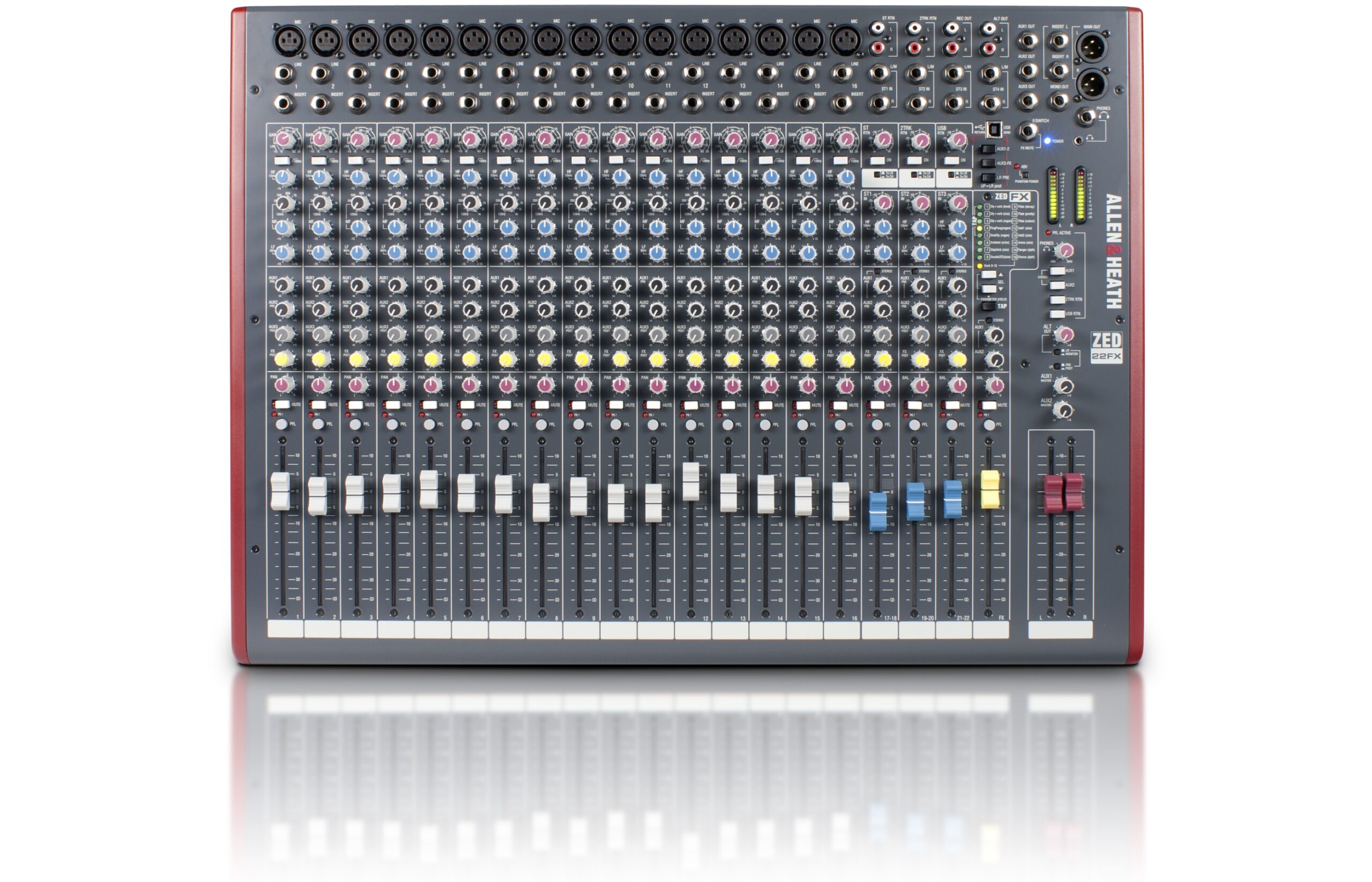 ALLEN&HEATH ZED-22FX　送料込み！ ALLEN & HEATH ZED-22FX 22 Ch Multipurpose Desk Mixer W/Fx