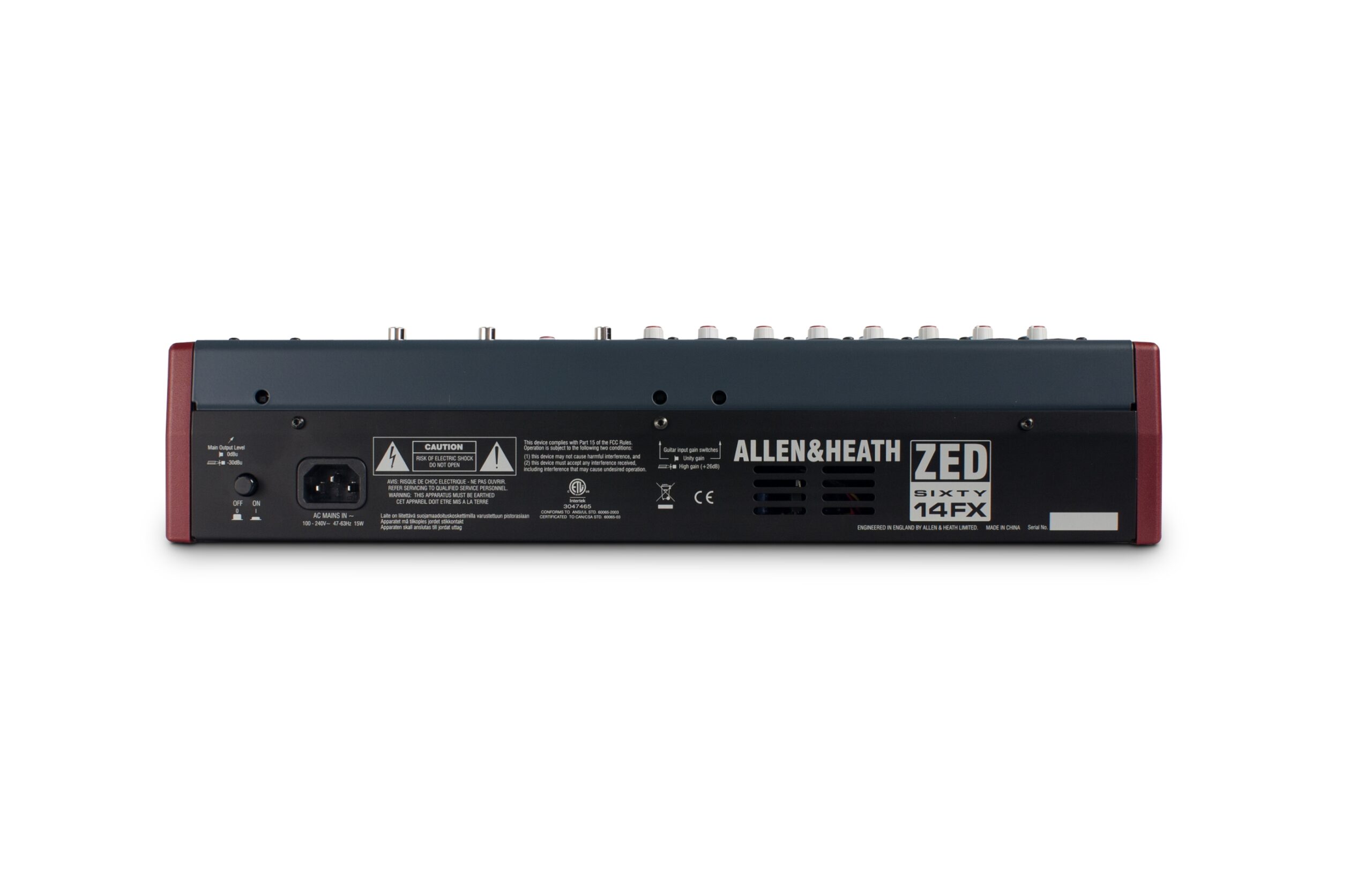 Multipurpose Mixer W/Fx For Live Allen & Heath ZED60-14FX SBR Pro