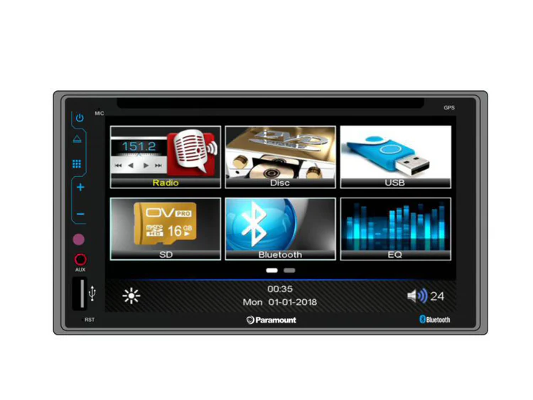 Paramount ZS6040BT - Android Double Din DVD Radio | SBR Pro Sound