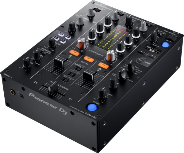 Pioneer DJM-450 2-channel DJ mixer with Beat FX (black)| SBR Pro Sound