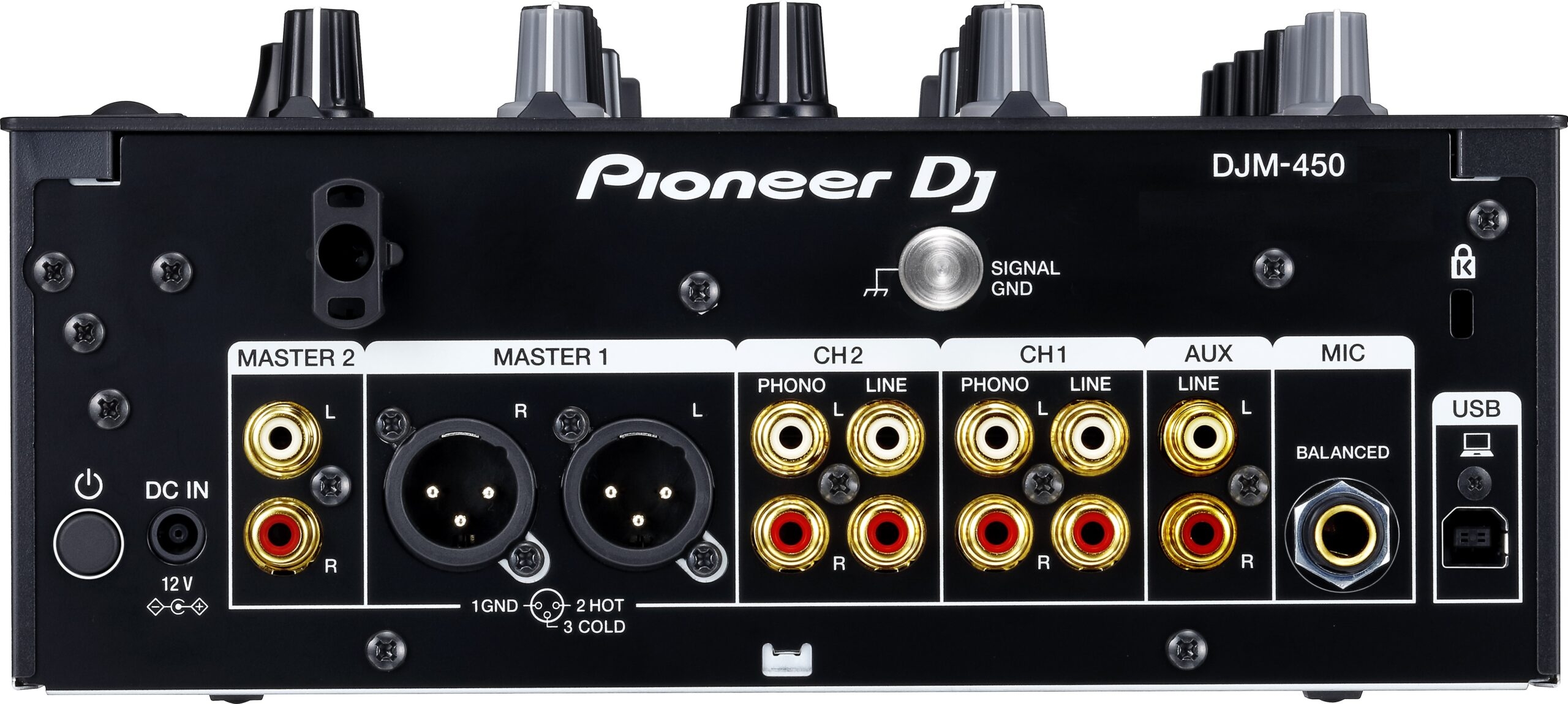 Pioneer DJM-450 2-channel DJ mixer with Beat FX (black)| SBR Pro Sound