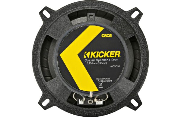 Kicker 46CSC54 CS-Series 5.25-inch 75Watt RMS Coaxial Speakers