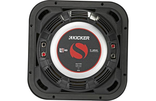 KICKER SOLO-BARIC 10インチ ウーファー Kicker Solo-Baric 46L7T104 10-inch 500Watt RMS Dual 4 Ohm Square