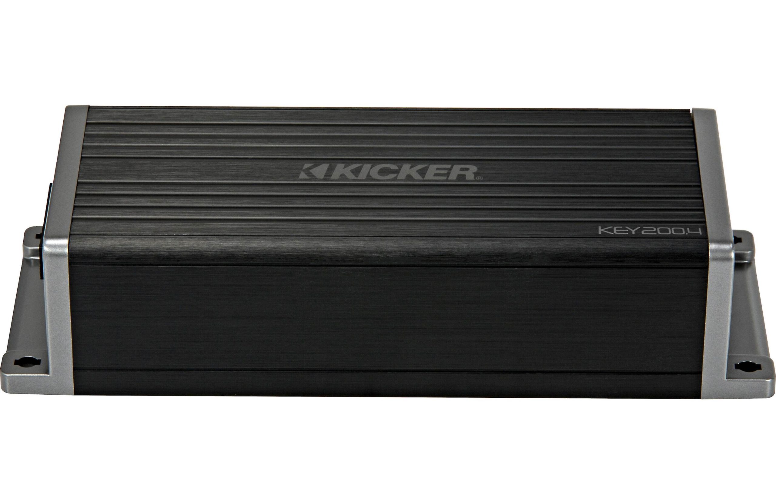 Kicker 47KEY200.4 Smart DSP Tuned Compact 4-Channel Power