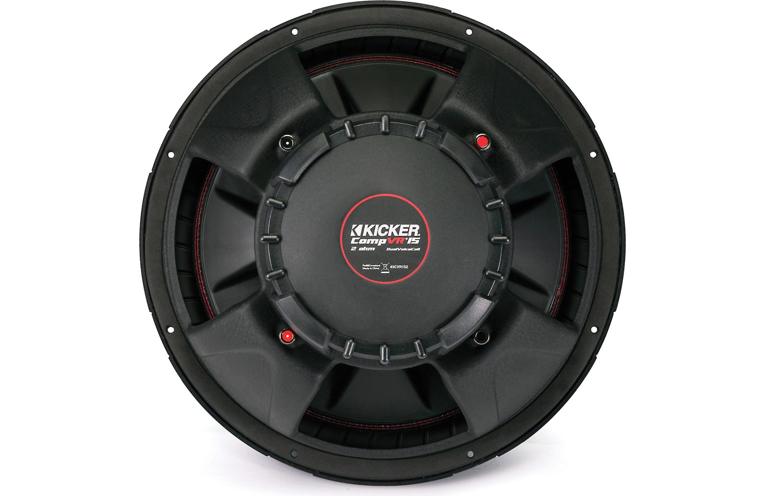 KICKER COMPETITION 15C ウーファー 2個セット Kicker CompVR 43CVR152 15-inch 500Watt RMS Dual 2 Ohm Subwoofer