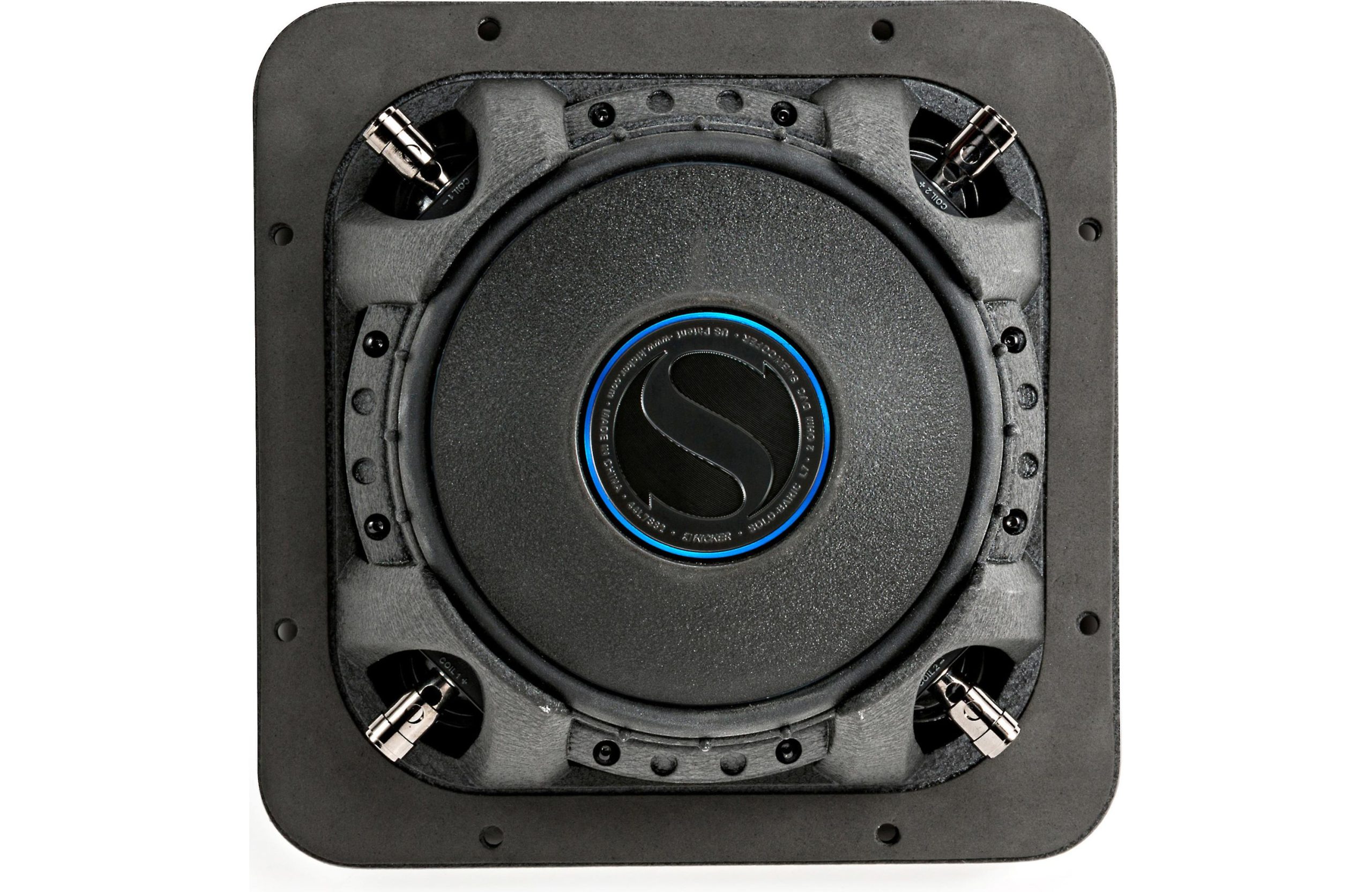 Kicker Q-Class 44L7S82 8-inch 450Watt RMS Dual 2 Ohm Square Subwoofer