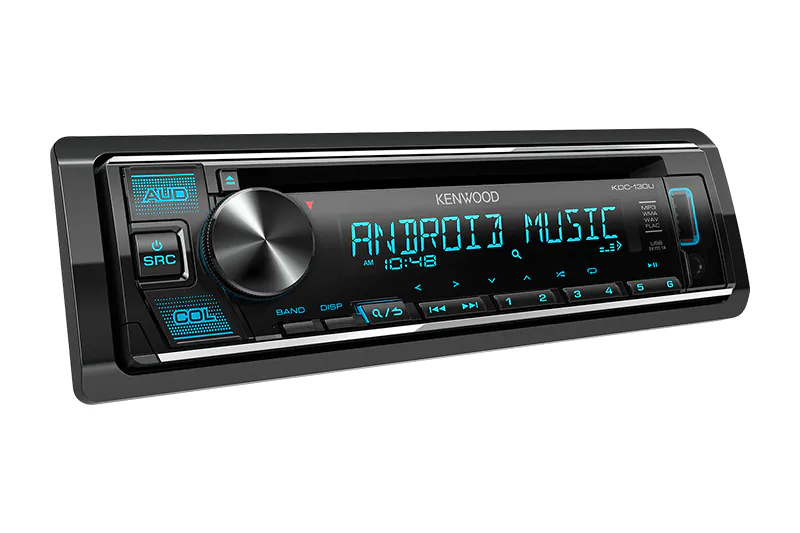 Kenwood KDC-130U - Single Din Car Radio /FM/AM |SBR Pro Sound