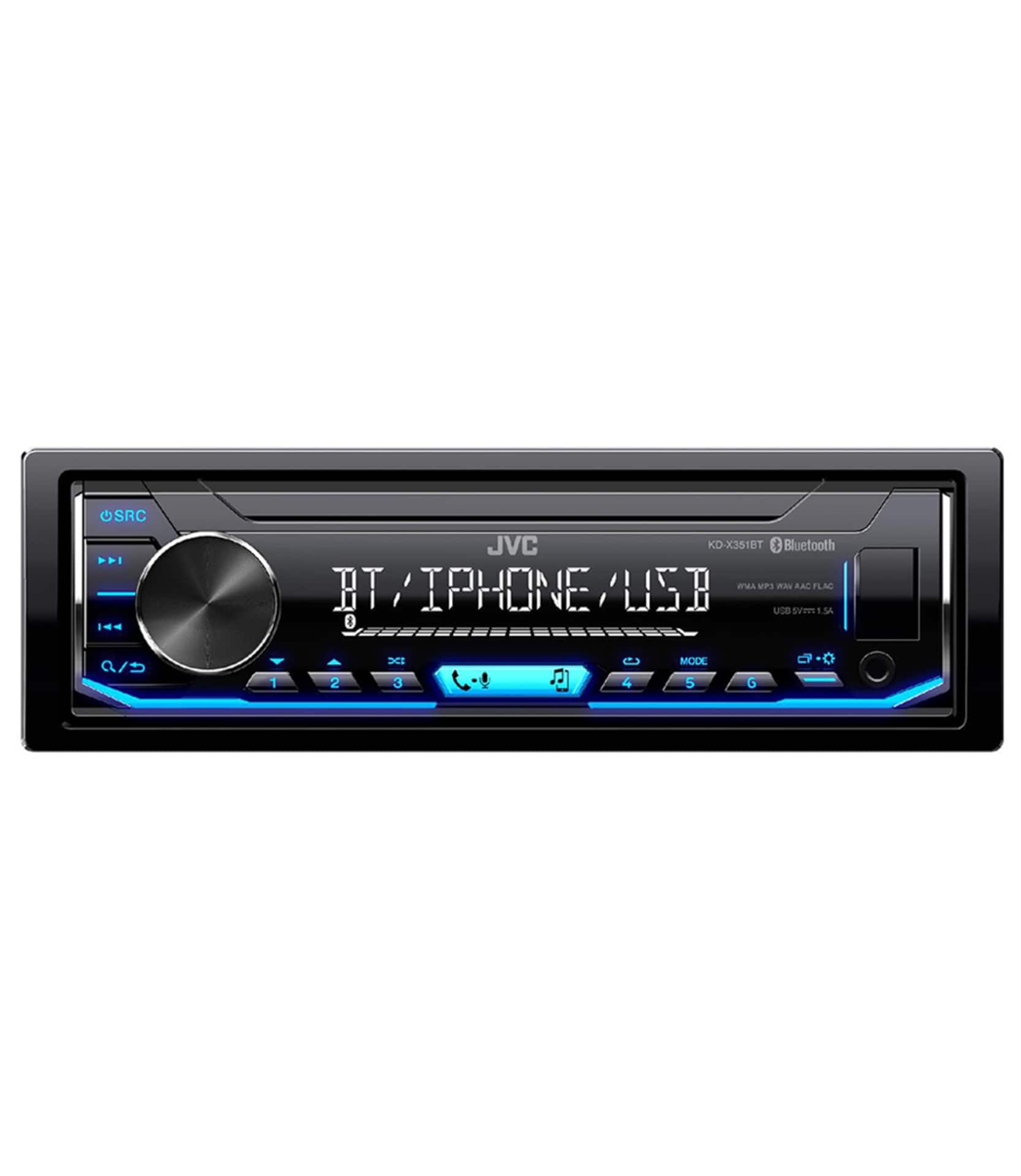 JVC KD-X351BT - Single Din Radio With Bluetooth And USB| SBR Pro Sound