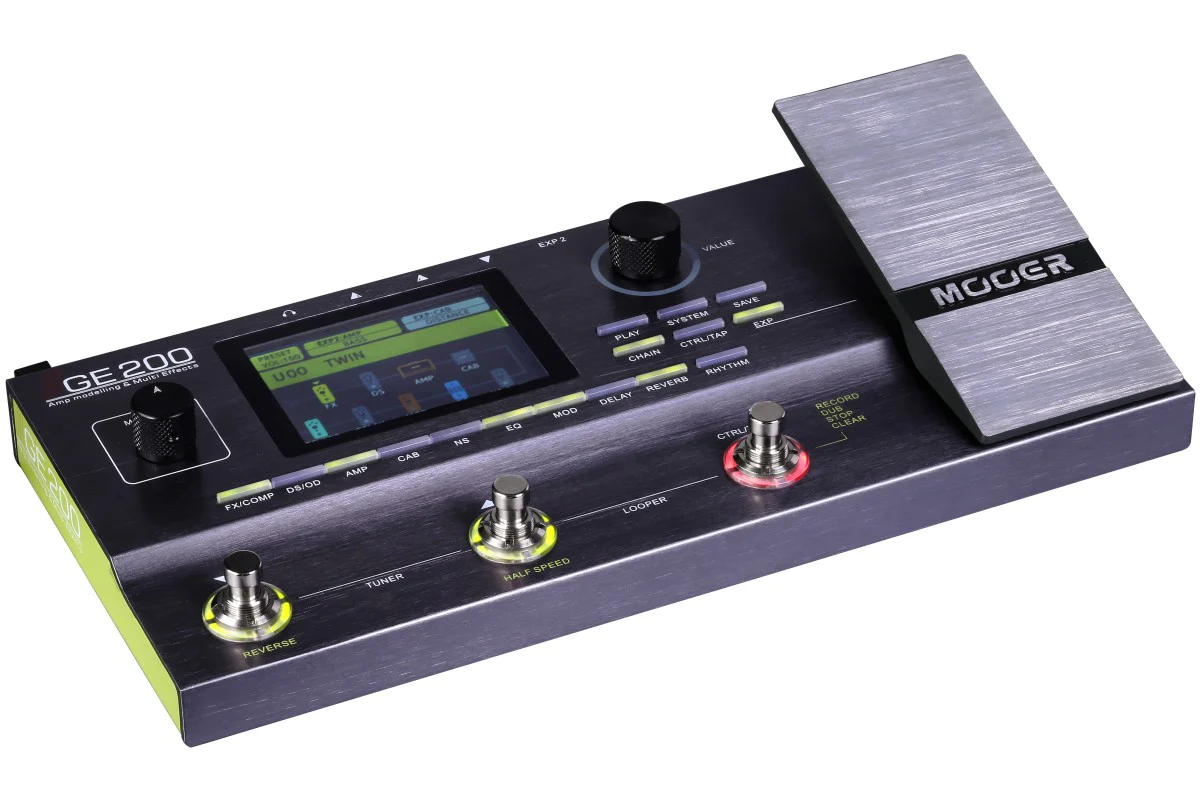 Mooer GE200 Multi-Effects Modelling Processor Pedal| SBR Pro Sound